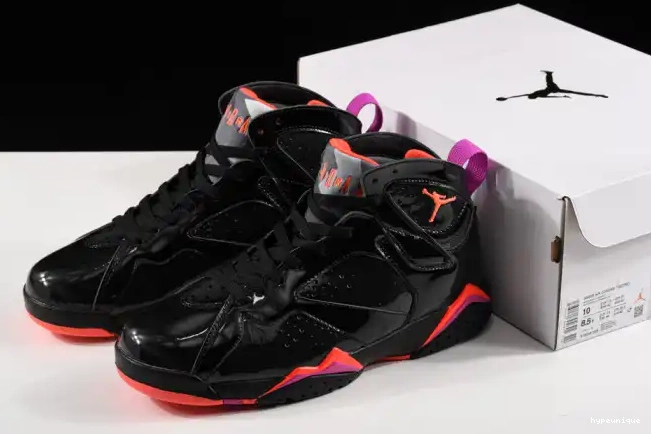 HYPE Retro 313358-006 7 Air Jordan Black Patent 0523